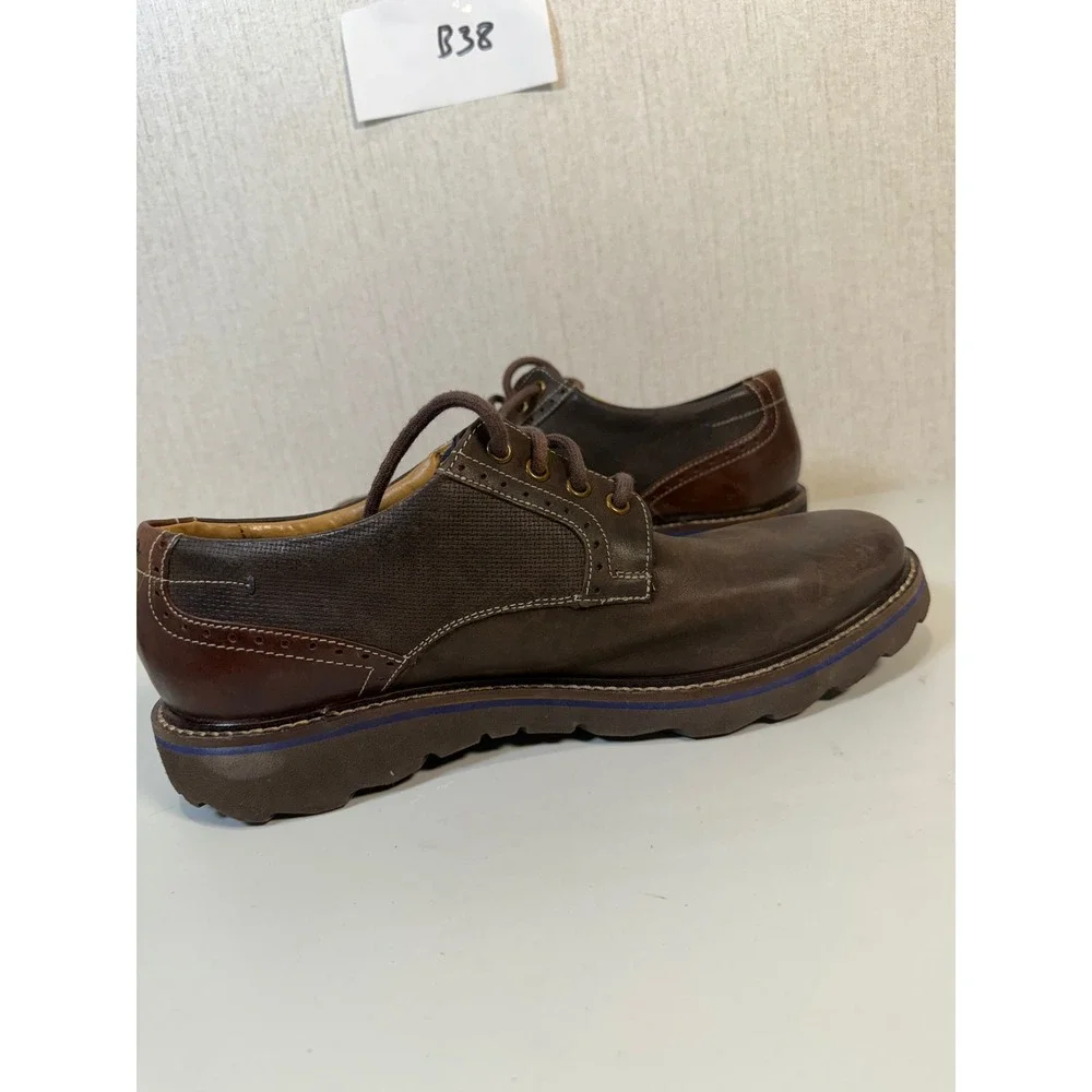 Nunn Bush Otto Plain Toe Oxford, Brown, Men's 10 Wide
